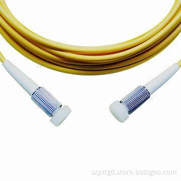 D4 Fiber-optic Patch Cord with Low Insertion Loss and Back Reflection Loss